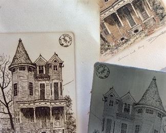 David Abel Original Plate with Etchings