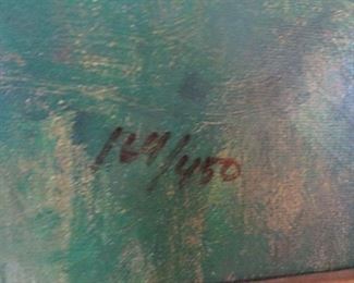 "Late November" on canvas
Dennis Sheehan (numbered print