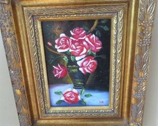 Gold Wood Framed Painting
