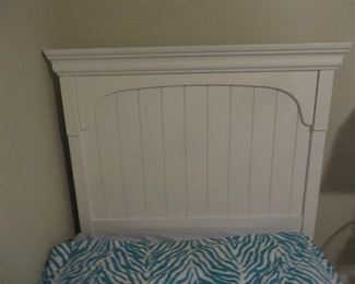 White High Back Panel Twin Bed 
Stanley furniture Company
