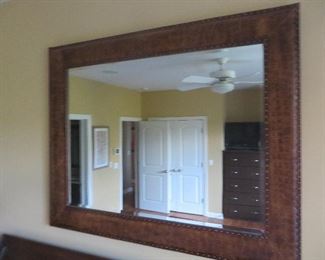Leather Framed Mirror
