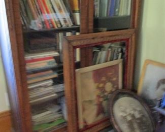 bookcase & prints