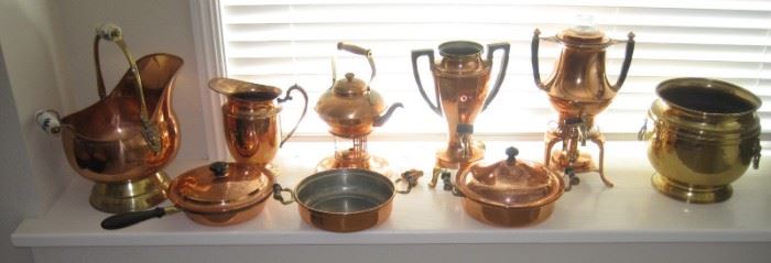 Collectible Copper Pots, Pitchers, Pans