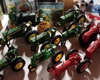 Toy tractors
