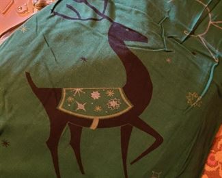 MCM reindeer tablecloth