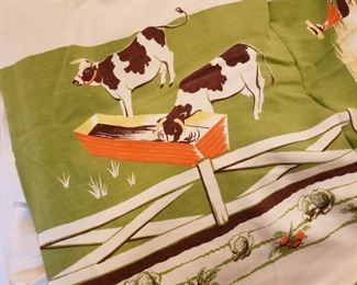 cow tablecloth