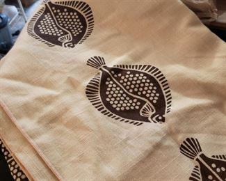 flounder MCM tablecloth