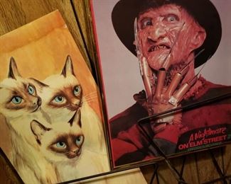 siamese cats and Freddy Krueger