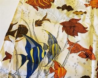 so many pieces of cool vintage fabric. 