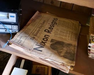 old newspapers
