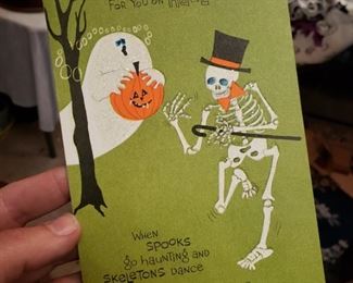 Halloween cards, unused. 