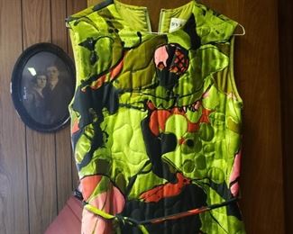 one of many vintage 1960's- 1970's dresses