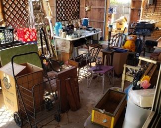 the back is full of old stuff..who knows what you will find. 