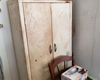 1930's metal cabinet