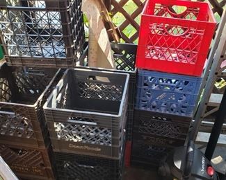 milk crates