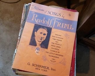 music books and sheet music