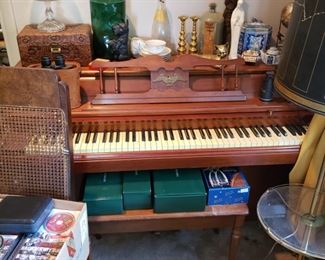 a piano is hiding in here too!