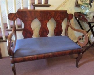 mahogany bench