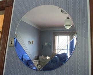round Deco mirror
