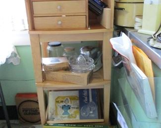 stand & kitchen items