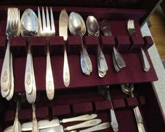 silver plated flatware