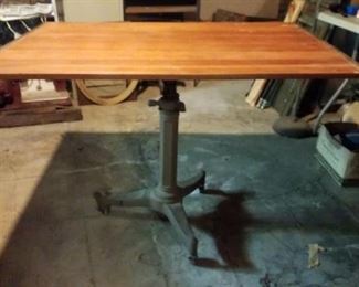 Tilt top table