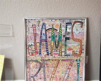 James Rizzi poster dated 1990