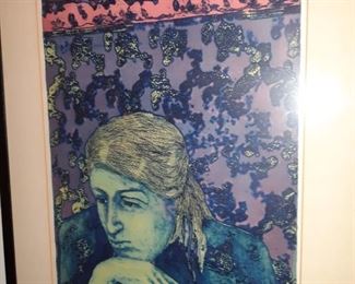 Ruth Weisberg, myself with yesterday's seven thousand years 1967