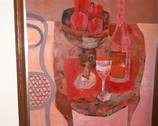 King Caulkins, Rose, acrylic