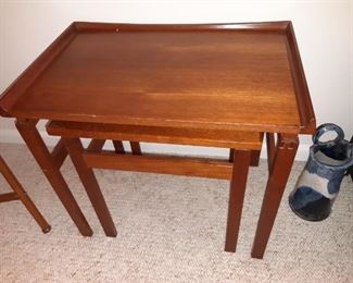 Mobler stacking tables, there are two sets