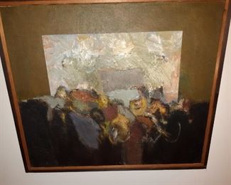 Harold Hanson, acrylic