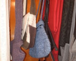 Purses and blankets