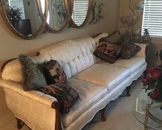 Extra long sofa.