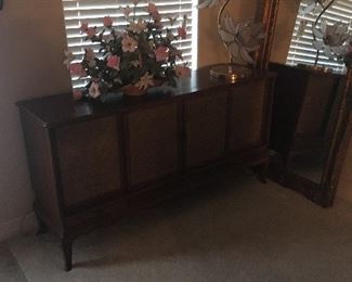Stereo with Philco radio and turntable.