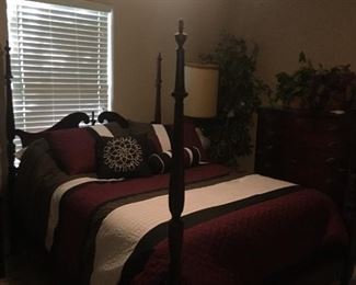 Four poster bed