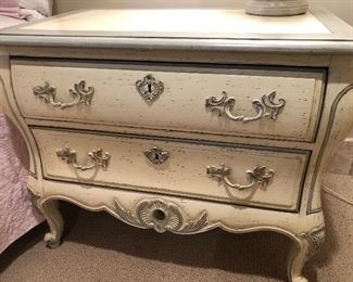 Century made shabby chic French provisional night stands pair 30x19x25