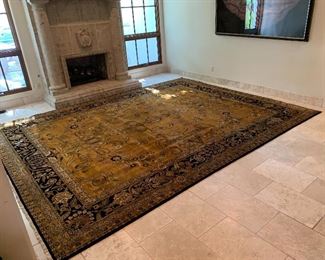 Huge 15x12ft  Persian Rug	186 x 1 47 inches		(Was over 22k new, just professionally cleaned)
