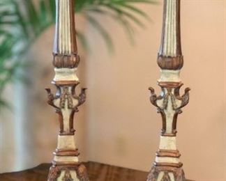 2, 31.5in Chambord Candle Stands PAIR	 		 

