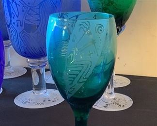 Madeline Gallego Thorpe Etched Glasses
