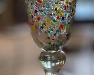 10pc Fruity Pebble Art Glass Glasses	 		 

