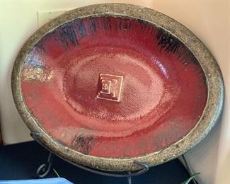 Stoneware Oval Platter	