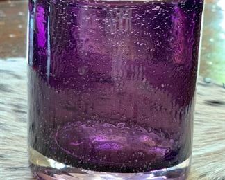 15pc Artland Bubble Glass Set purple	 		 
