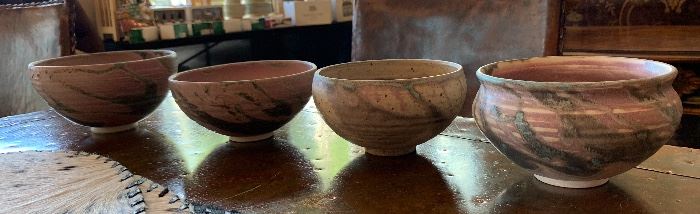 4pc Galen stoneware Bowls	 		 
