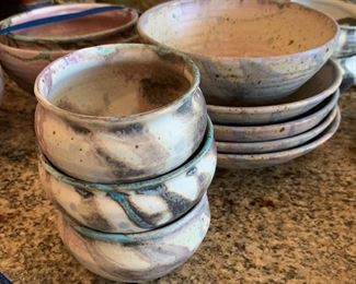  Galen stoneware Bowls	 		 
