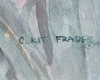 C. Kit Frader Original Watercolor