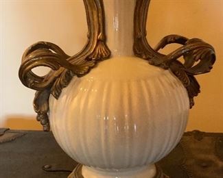 Ormolu Bronze and ceramic vase	