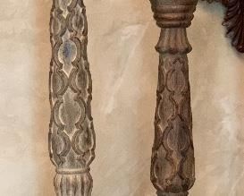 2 Tiered Candle Stands	43 in tall & 34in	