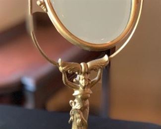 Art Nouveau Vanity Mirror Bronze