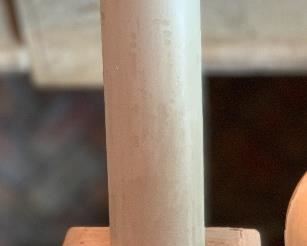 Single Candle Wood Base	 