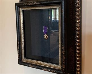 Framed Purple HEart	